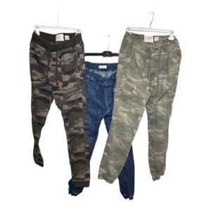Abercrombie & Fitch Men's Camo Jogger Bundle Size XS Lot of 3 Pants